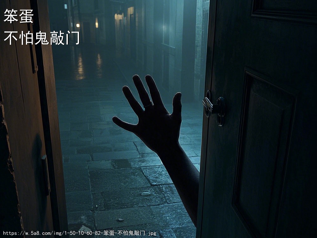 笨蛋不怕鬼敲门搞笑图片
