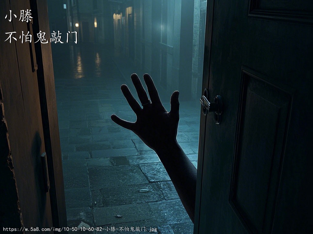 小滕不怕鬼敲门搞笑图片