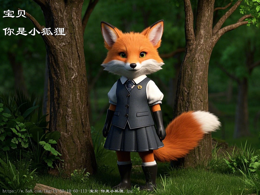 宝贝你是小狐狸搞笑图片