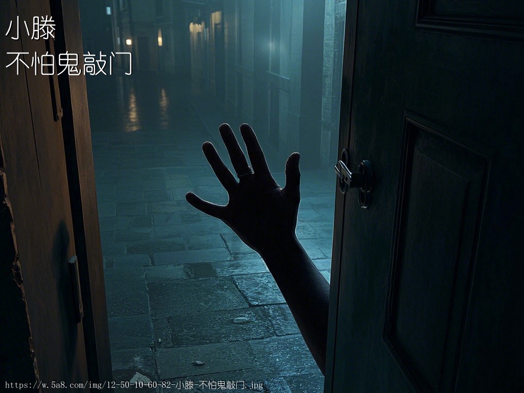 小滕不怕鬼敲门搞笑图片