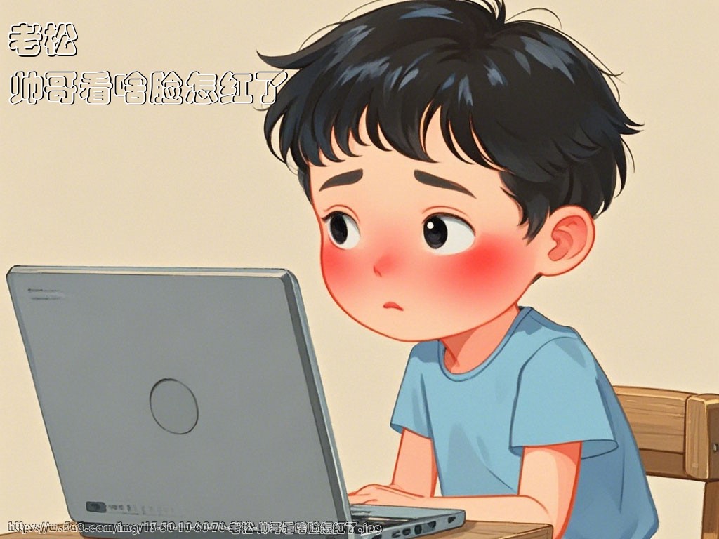 老松帅哥看啥脸怎红了搞笑图片