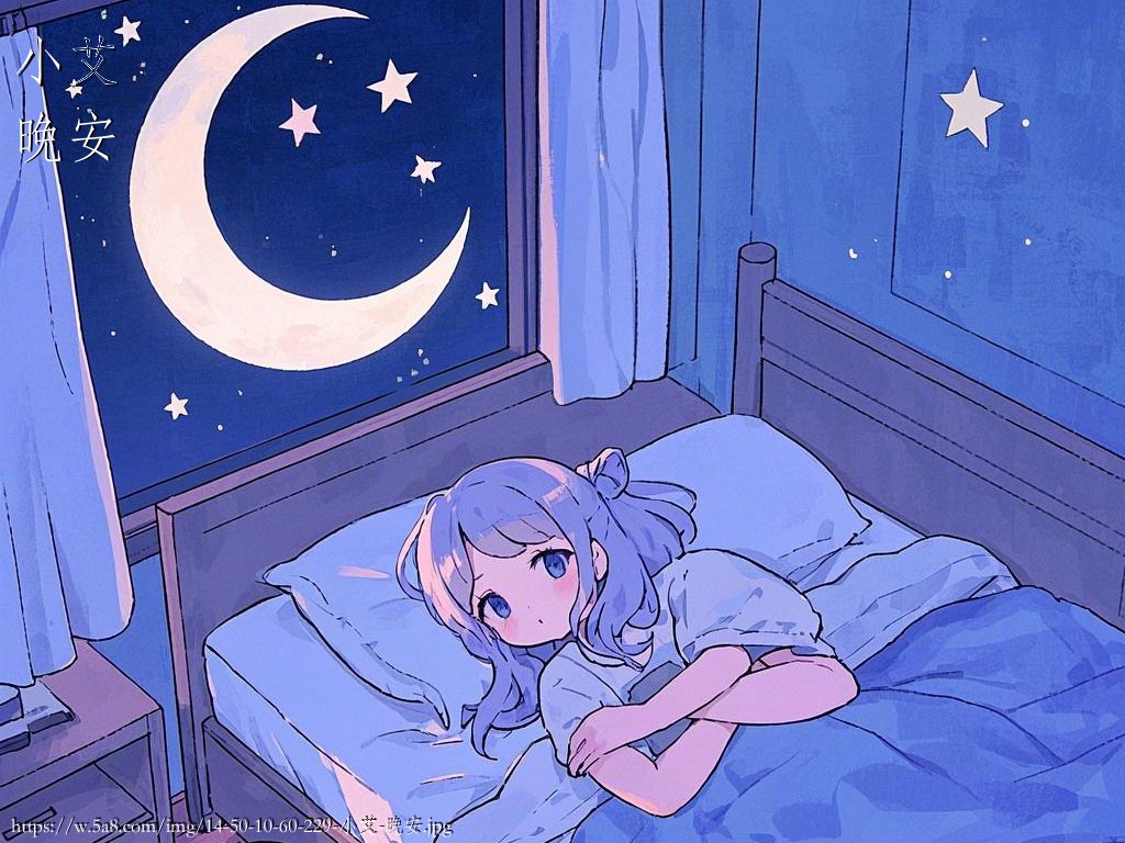 小艾晚安搞笑图片