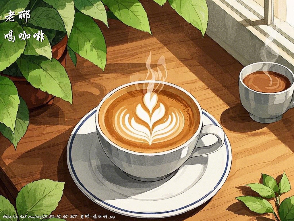 老郦喝咖啡搞笑图片