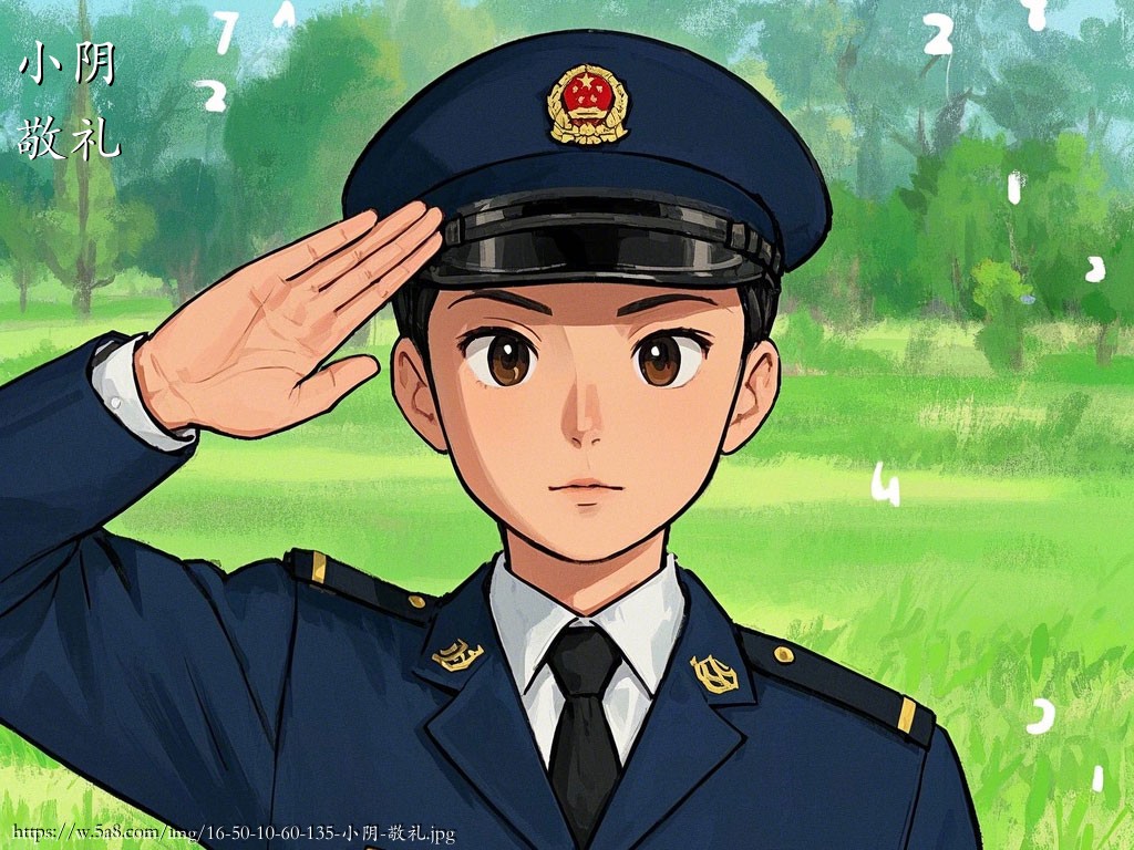 小阴敬礼搞笑图片