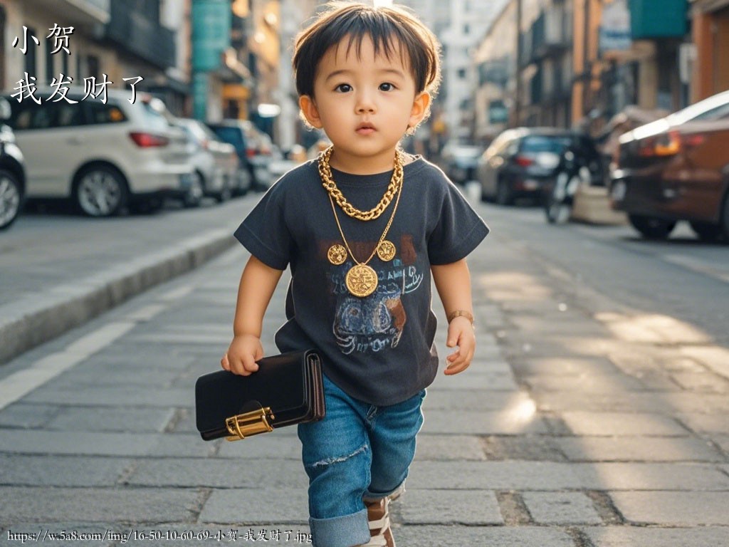 小贺我发财了搞笑图片