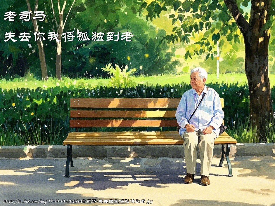 老司马失去你我将孤独到老搞笑图片