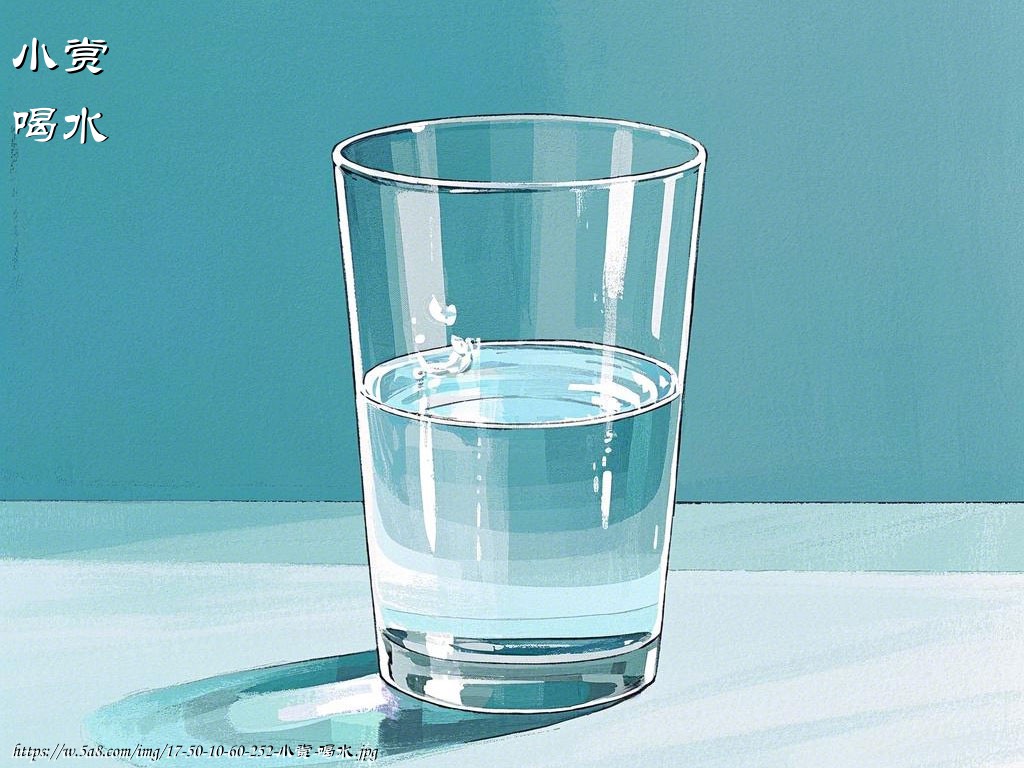 小赏喝水搞笑图片
