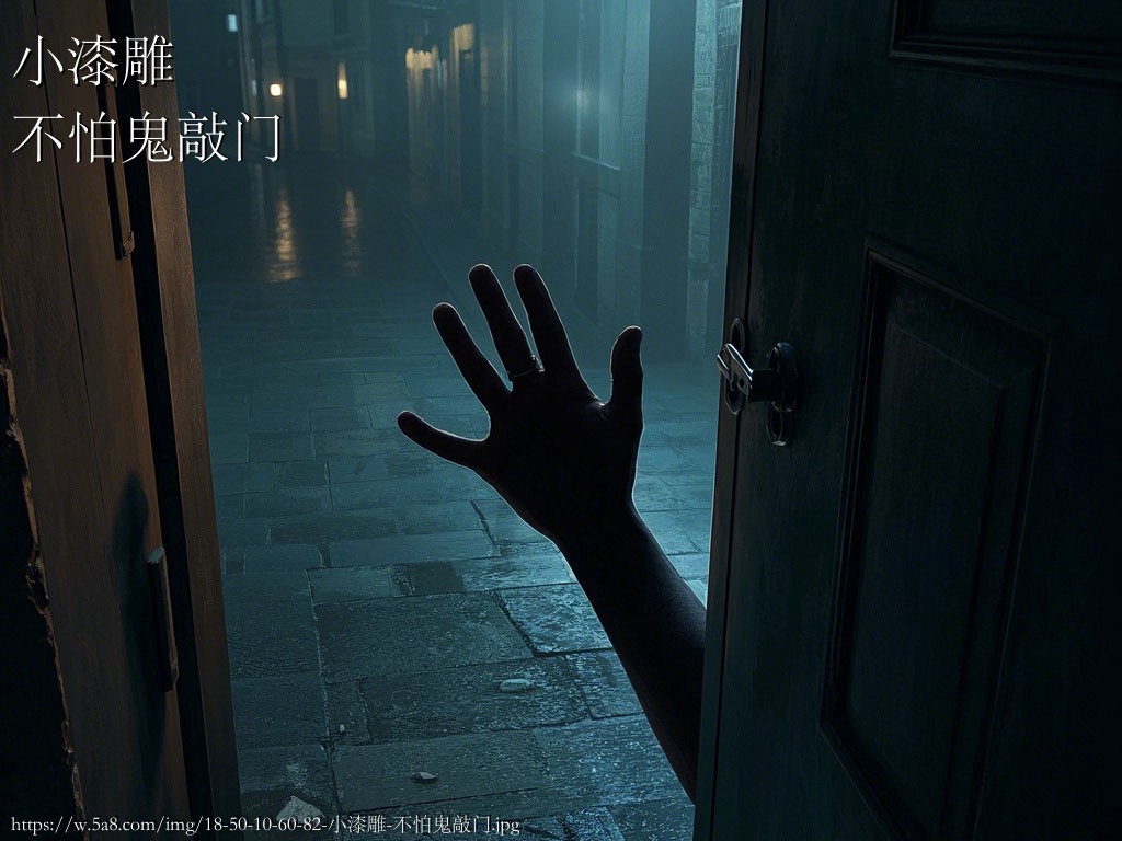 小漆雕不怕鬼敲门搞笑图片