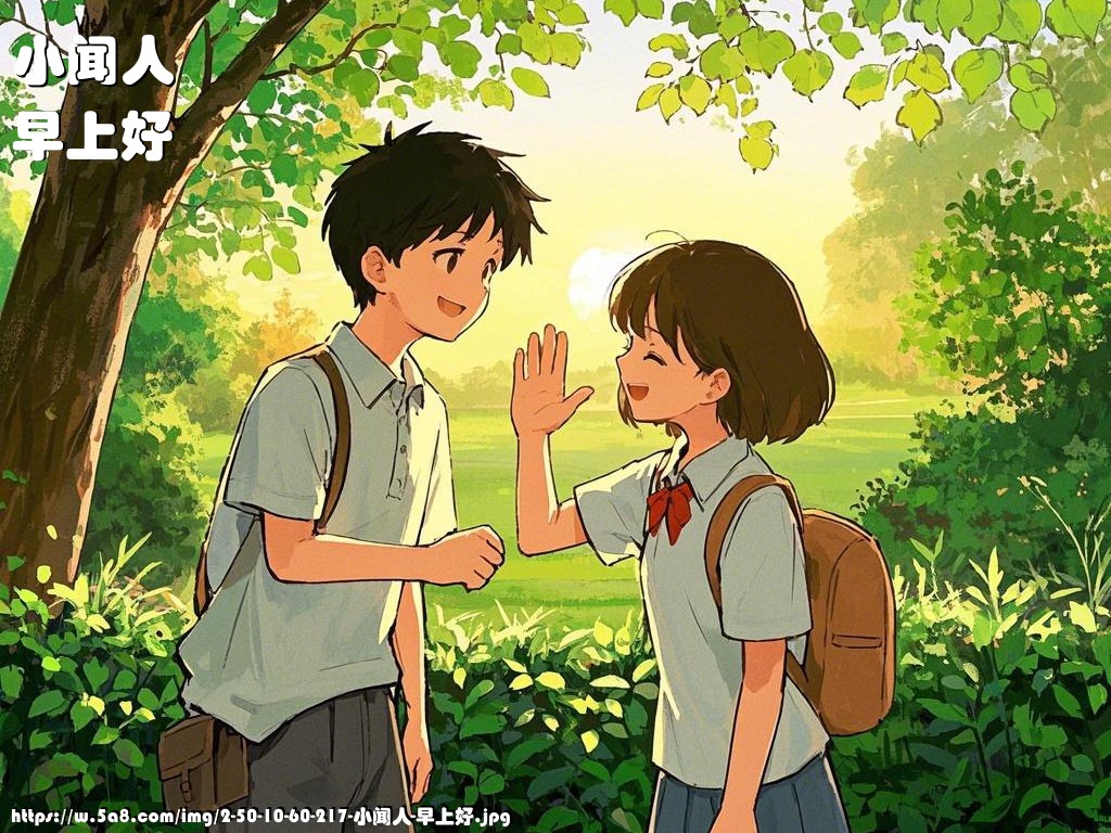 小闻人早上好搞笑图片