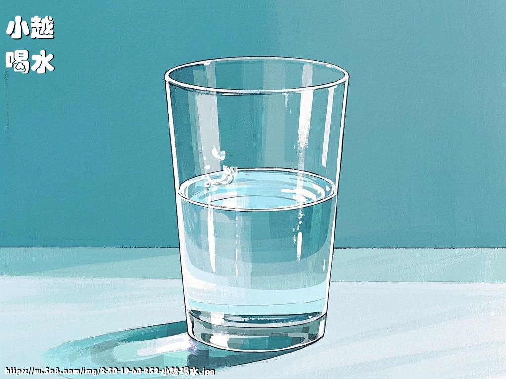 小越喝水搞笑图片