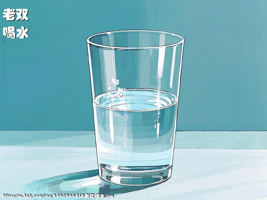 老双喝水搞笑图片