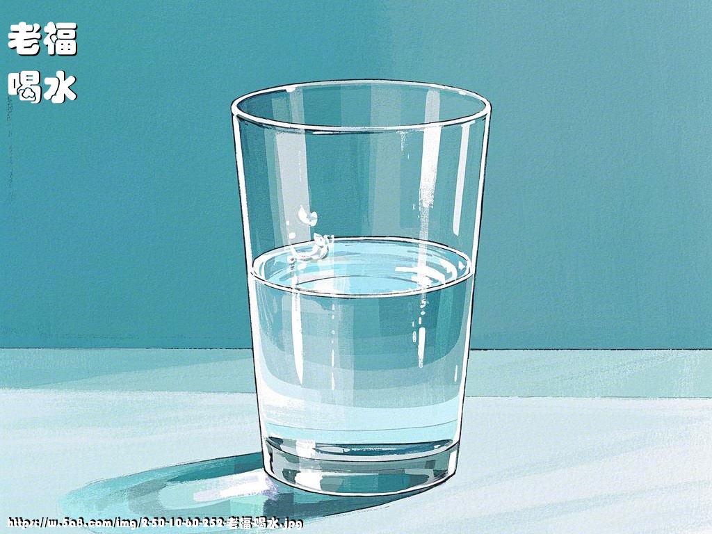 老福喝水搞笑图片