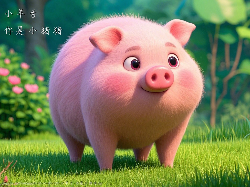 小羊舌你是小猪猪搞笑图片