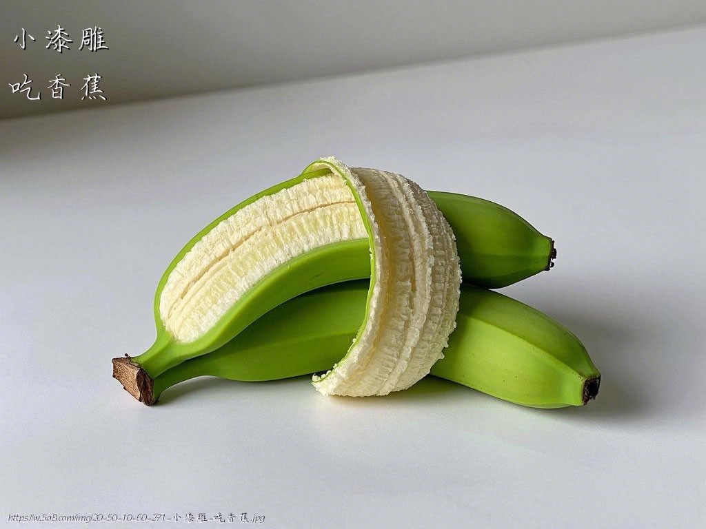 小漆雕吃香蕉搞笑图片