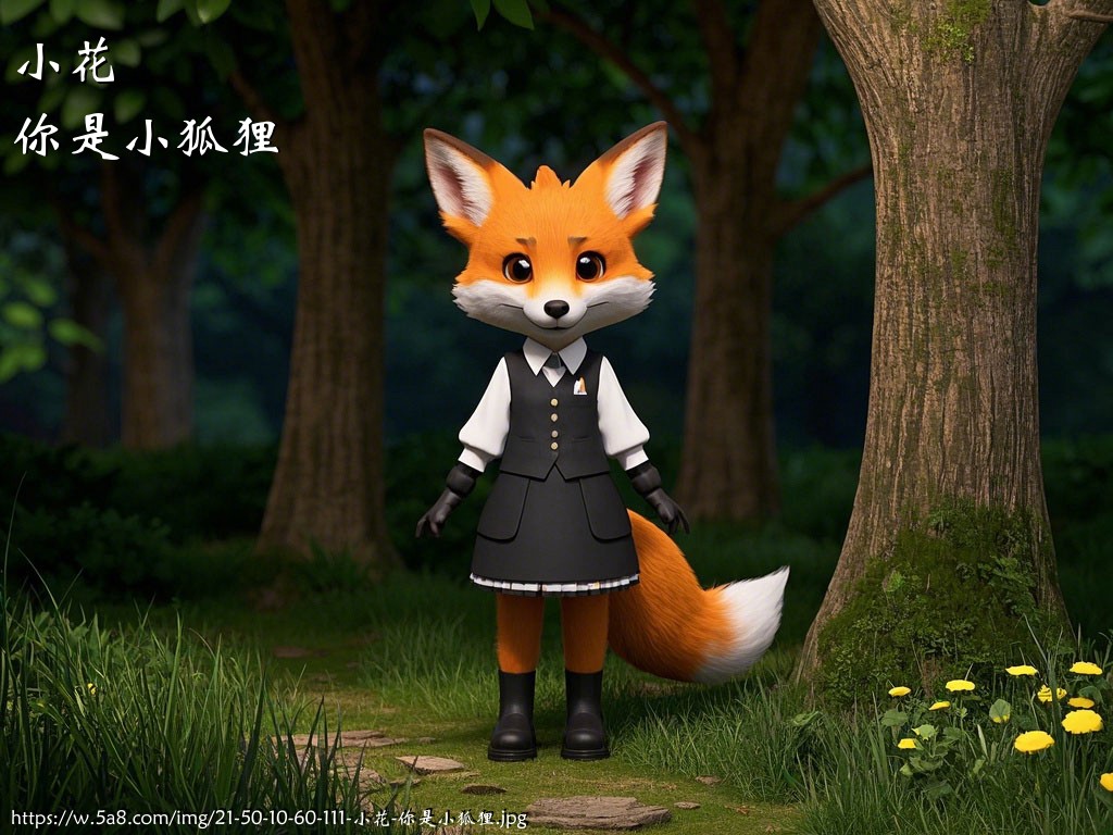 小花你是小狐狸搞笑图片