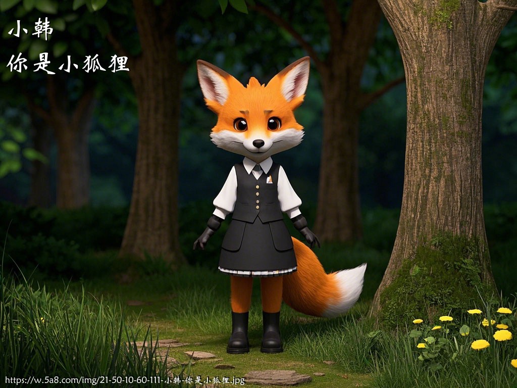 小韩你是小狐狸搞笑图片