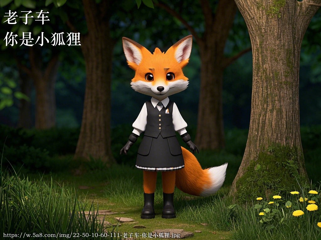 老子车你是小狐狸搞笑图片