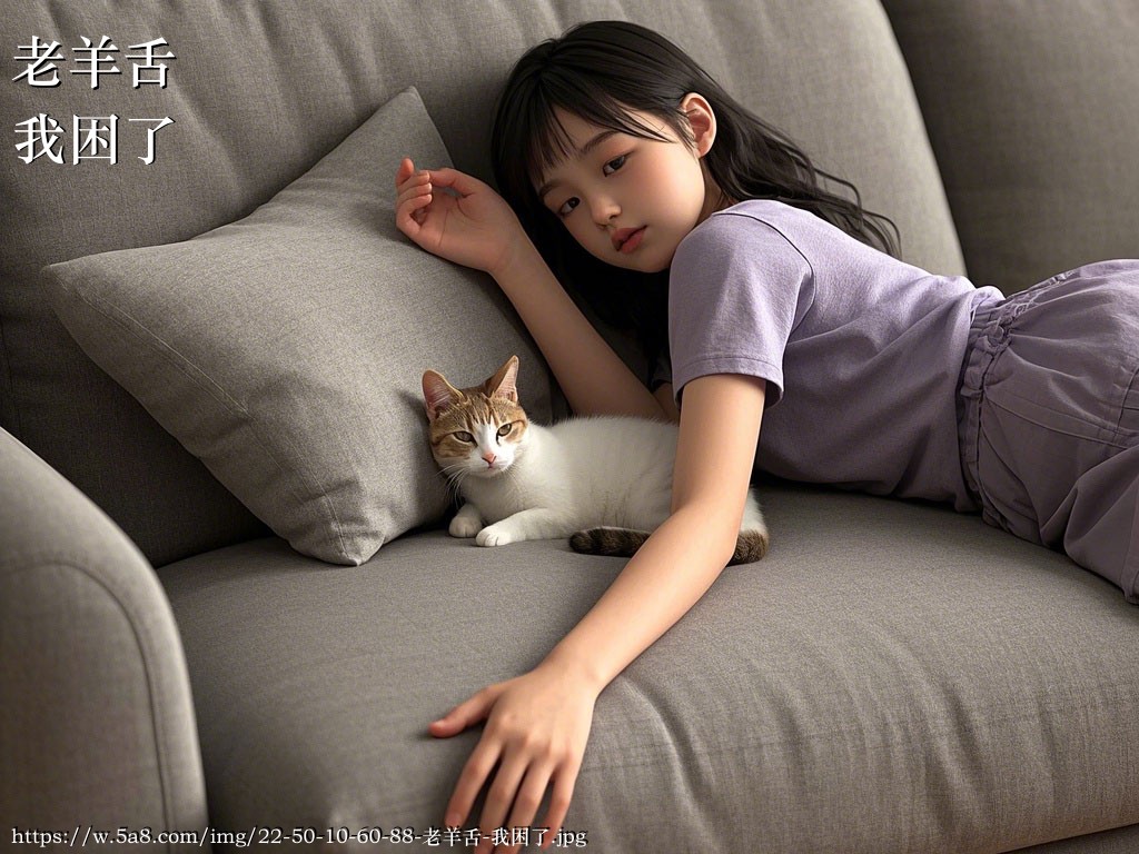 老羊舌我困了搞笑图片