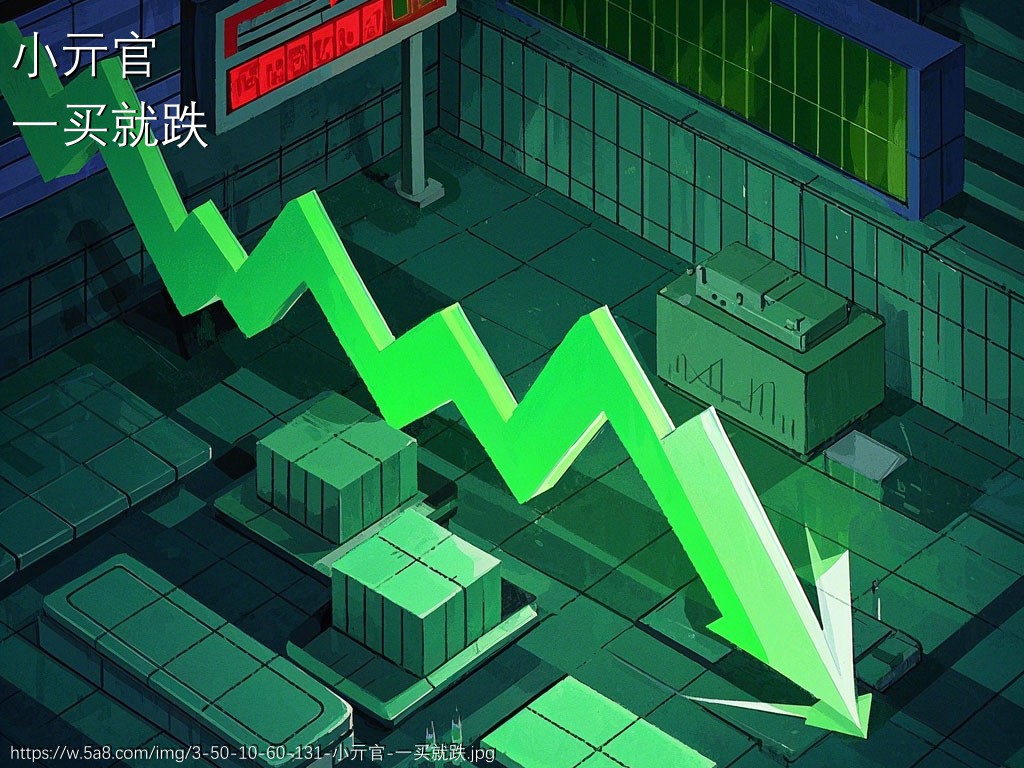 小亓官一买就跌搞笑图片