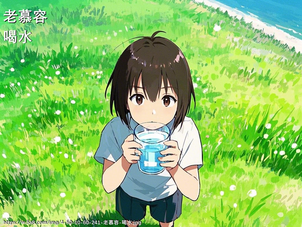 老慕容喝水搞笑图片