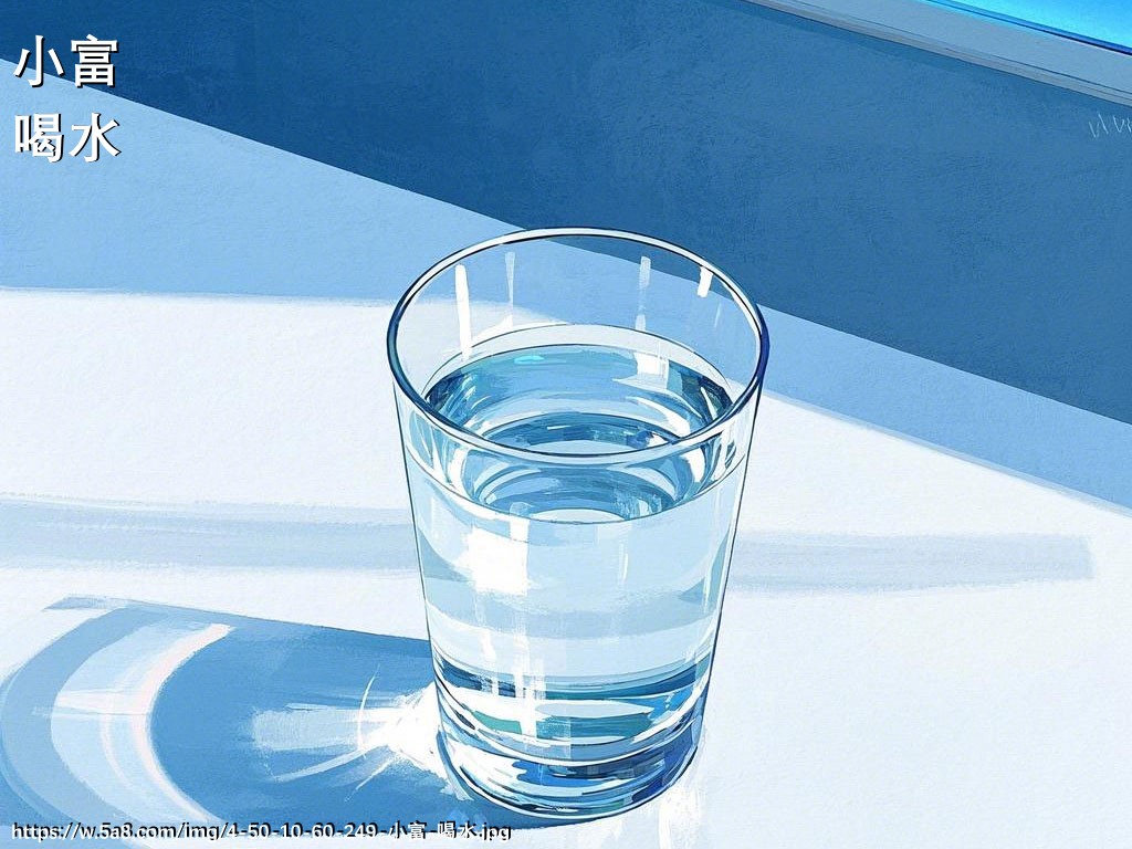 小富喝水搞笑图片