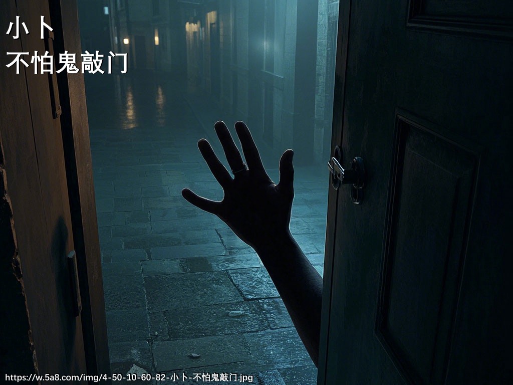 小卜不怕鬼敲门搞笑图片