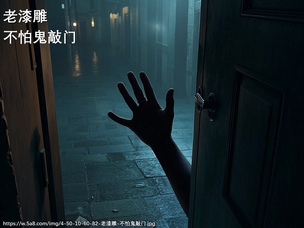 老漆雕不怕鬼敲门搞笑图片