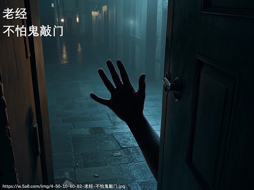 老经不怕鬼敲门搞笑图片