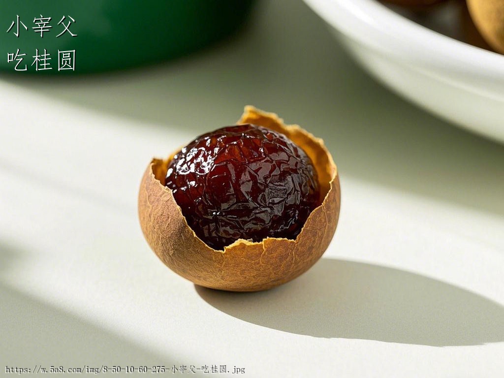 小宰父吃桂圆搞笑图片