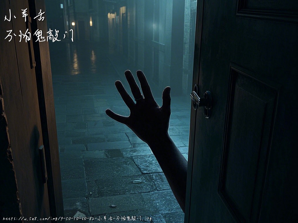 小羊舌不怕鬼敲门搞笑图片