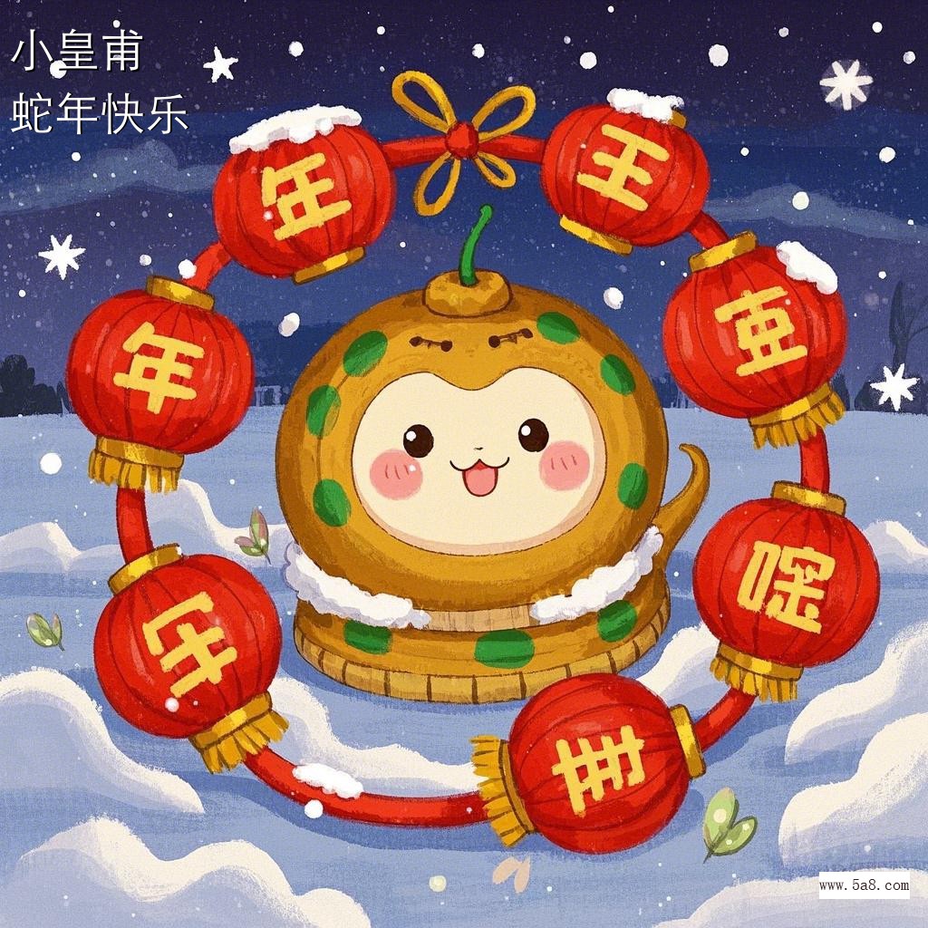蛇年快乐小皇甫搞笑图片