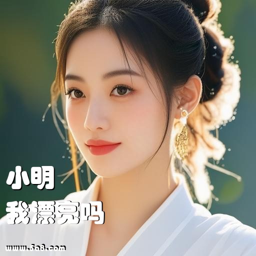 我漂亮吗小明搞笑图片