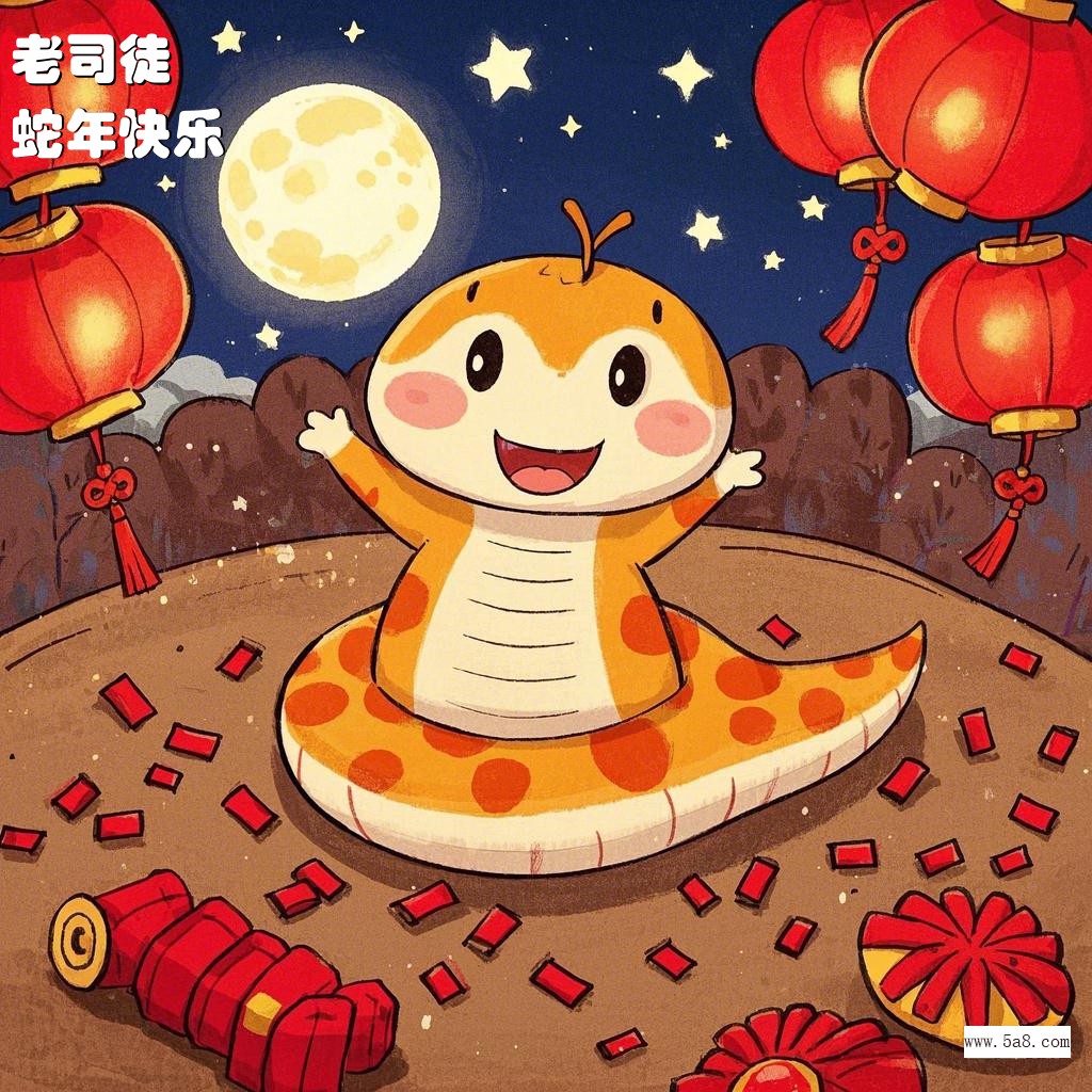 蛇年快乐老司徒搞笑图片