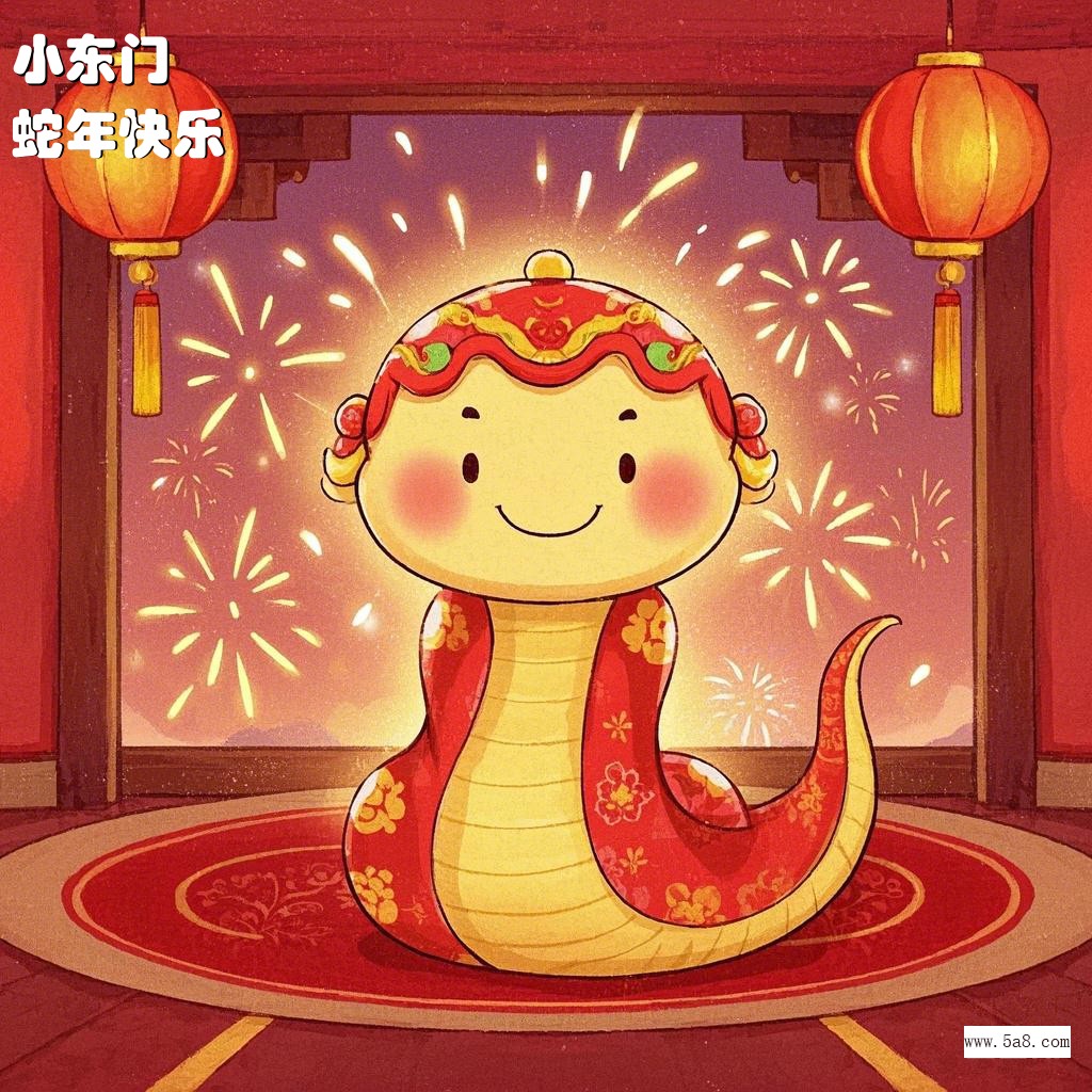 蛇年快乐小东门搞笑图片