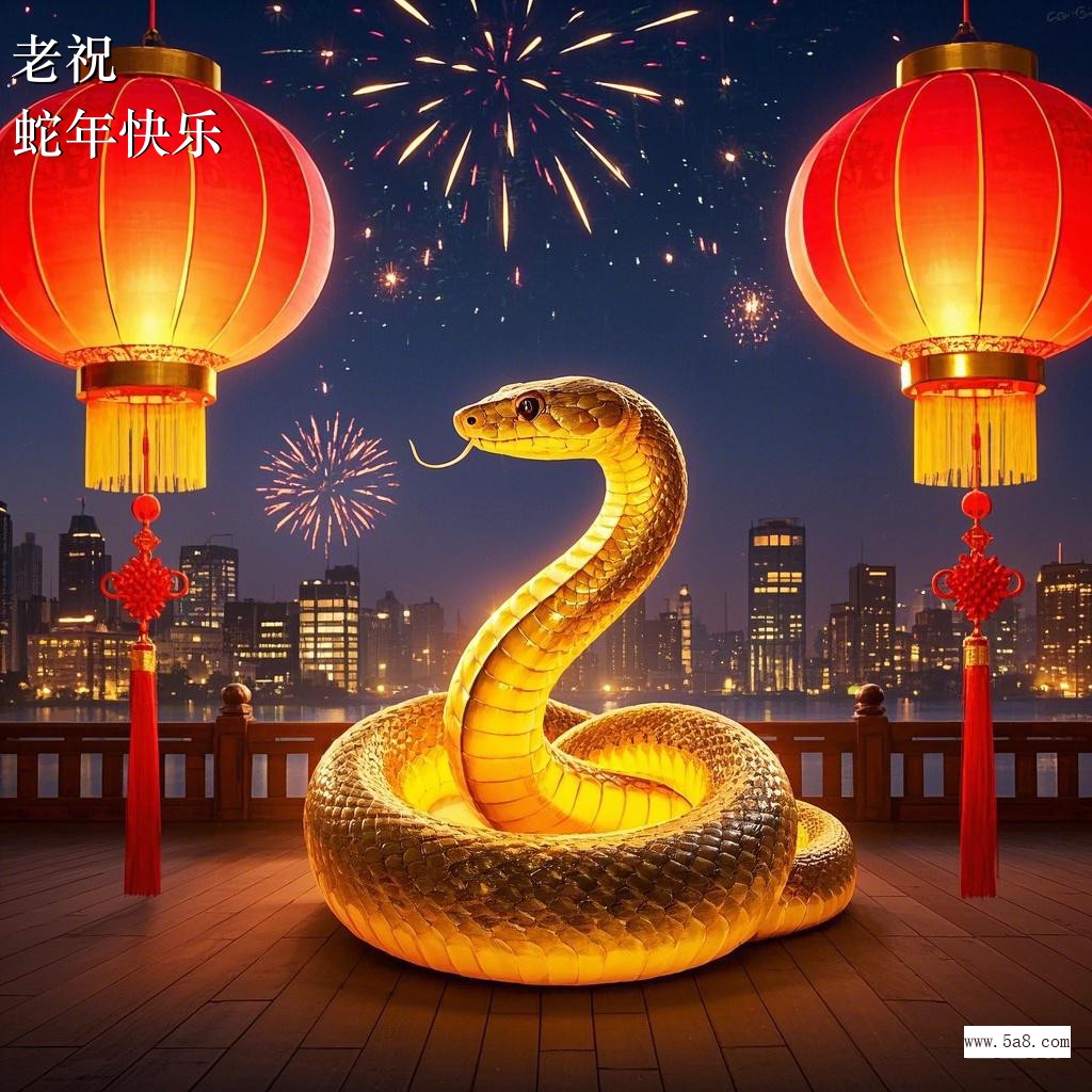 蛇年快乐老祝搞笑图片