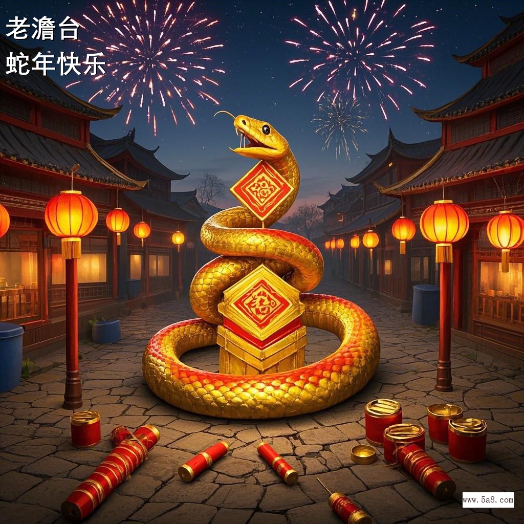 蛇年快乐老澹台搞笑图片