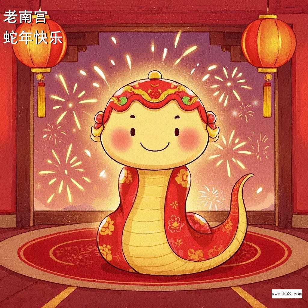 蛇年快乐老南宫搞笑图片