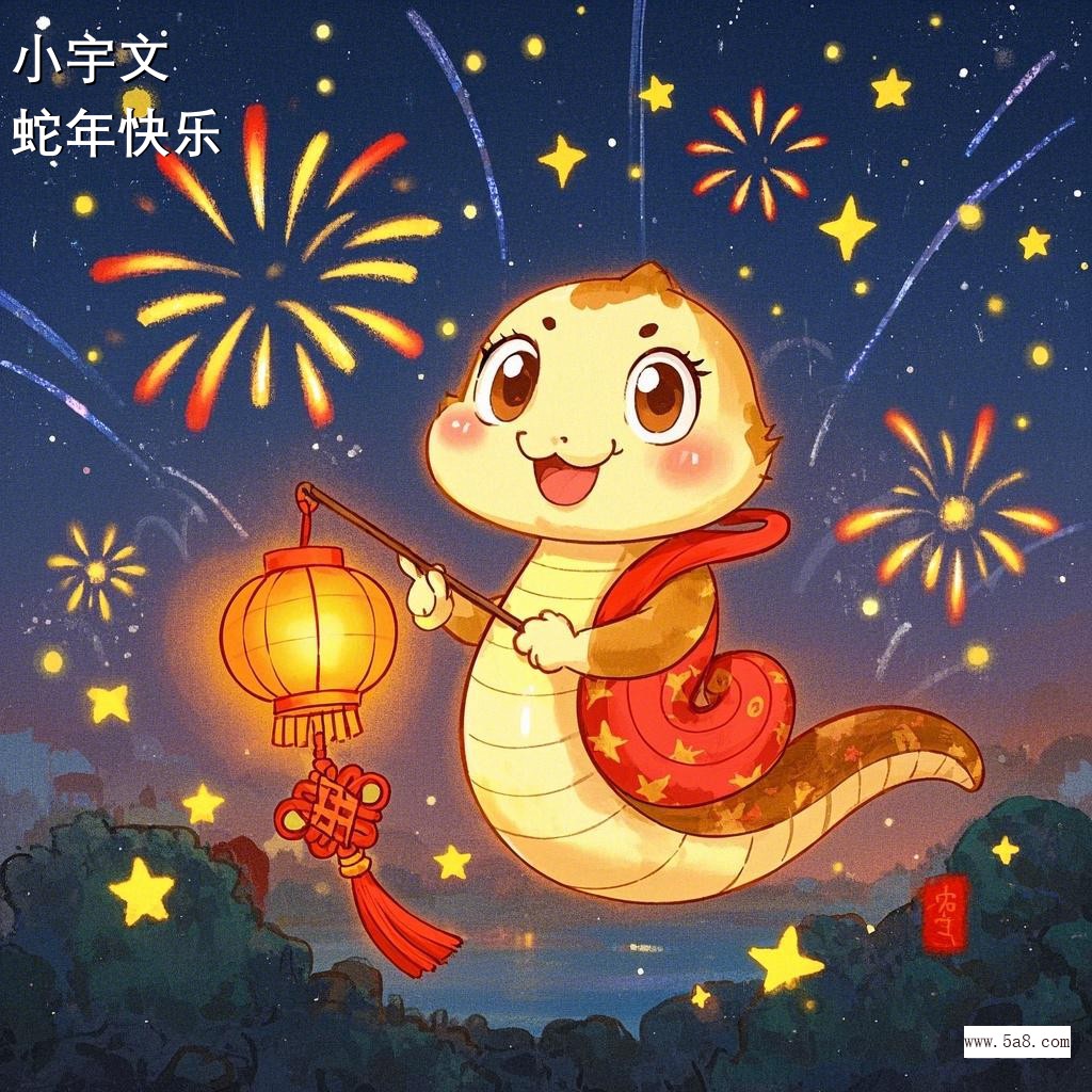 蛇年快乐小宇文搞笑图片