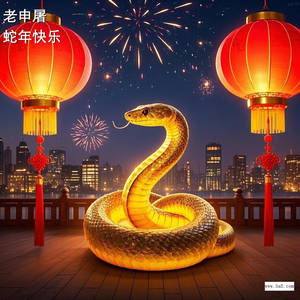 蛇年快乐老申屠搞笑图片