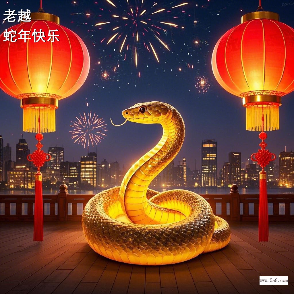 蛇年快乐老越搞笑图片
