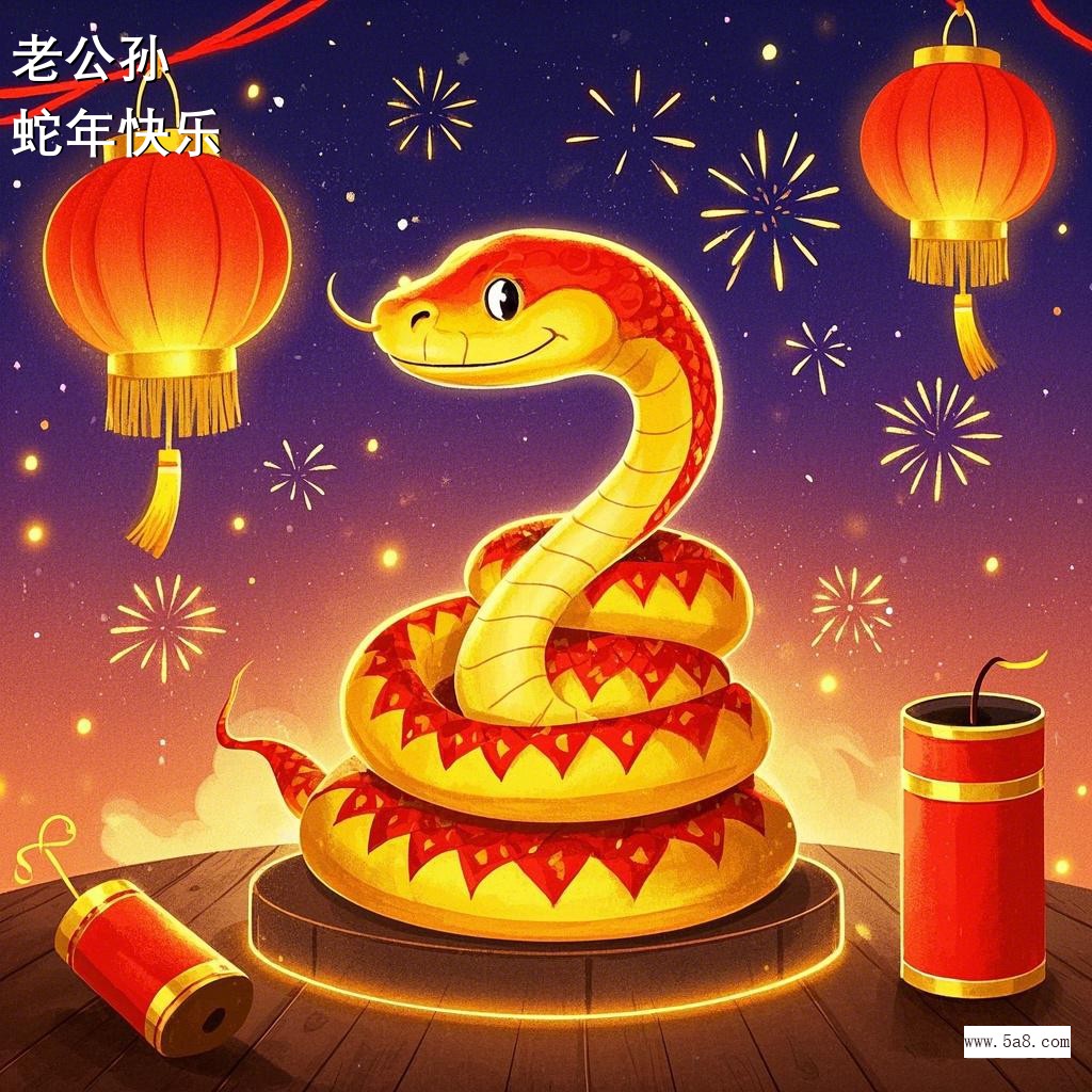 蛇年快乐老公孙搞笑图片
