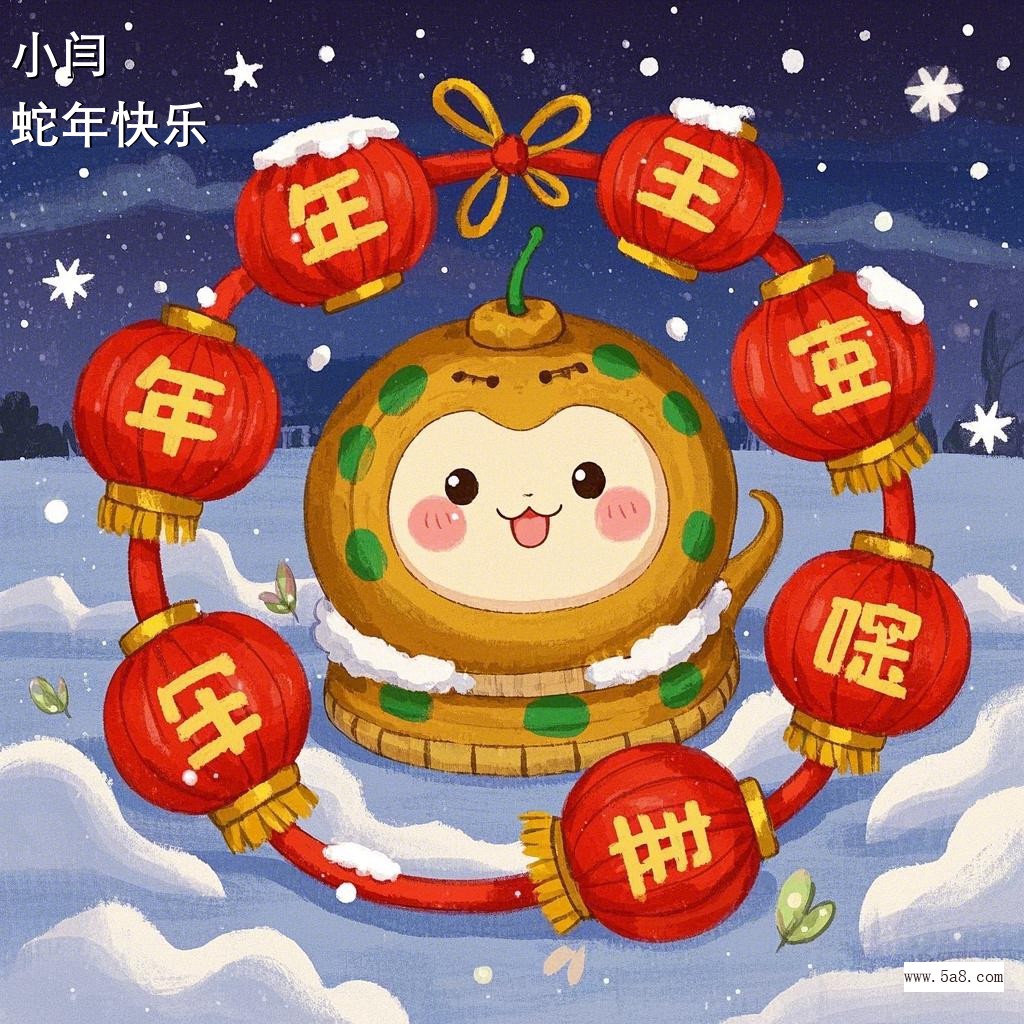 蛇年快乐小闫搞笑图片