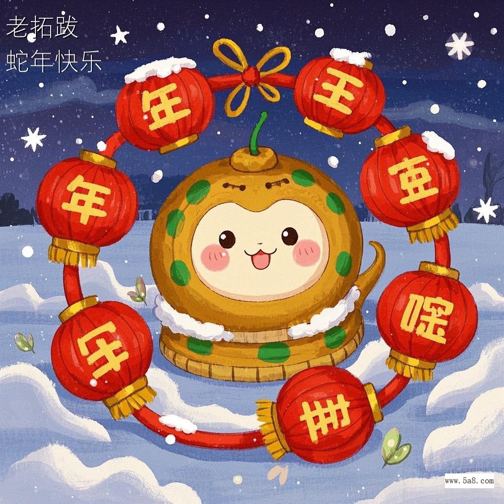 蛇年快乐老拓跋搞笑图片